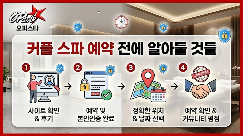 커플 스파 예약 전에 알아둘 것들