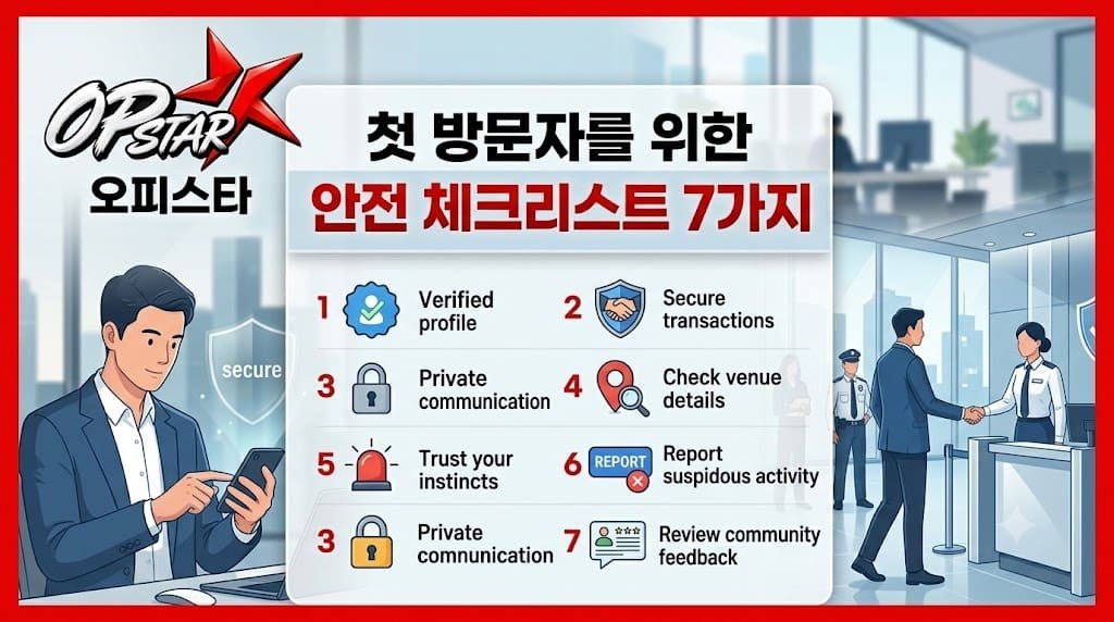 첫 방문자를 위한 안전 체크리스트 7가지