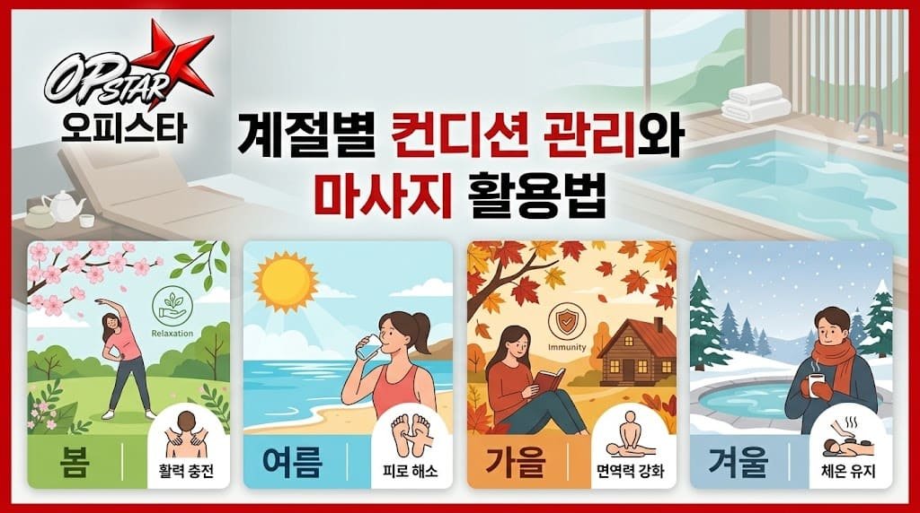 계절별 컨디션 관리와 마사지 활용법