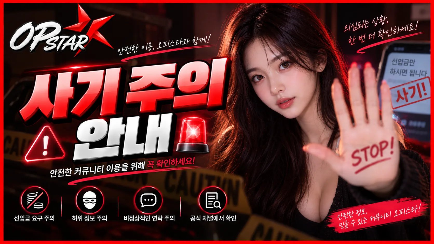 사기 주의 안내